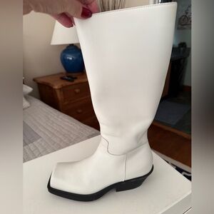 Marni White Heeled Boots
